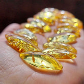 Lemon Amber Marquise Shape Cabochons